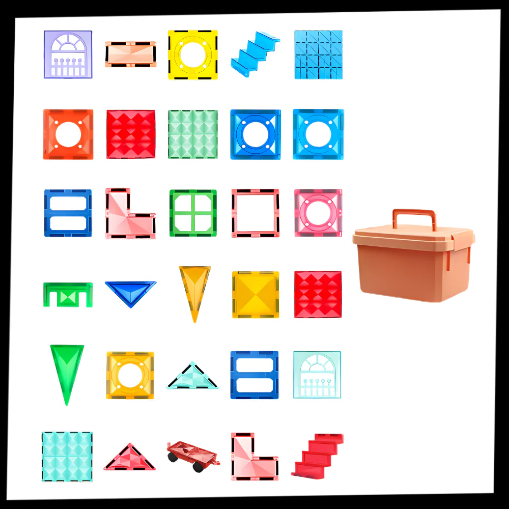 Blocs de construction magnétiques éducatifs – Image 9