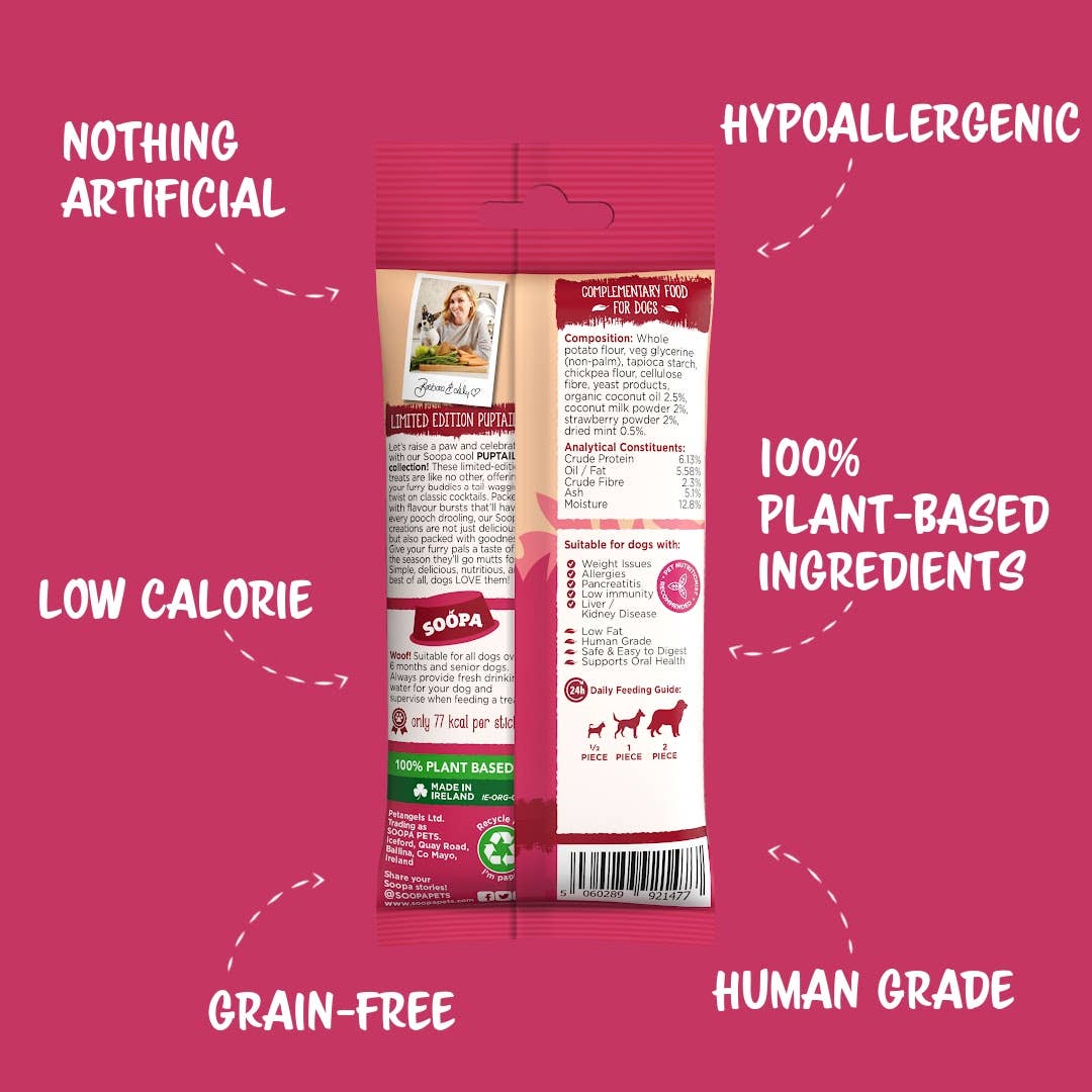 Bâtonnets Dentaires pour Chiens – Saveur Fraise Dog-Quiri – Image 3