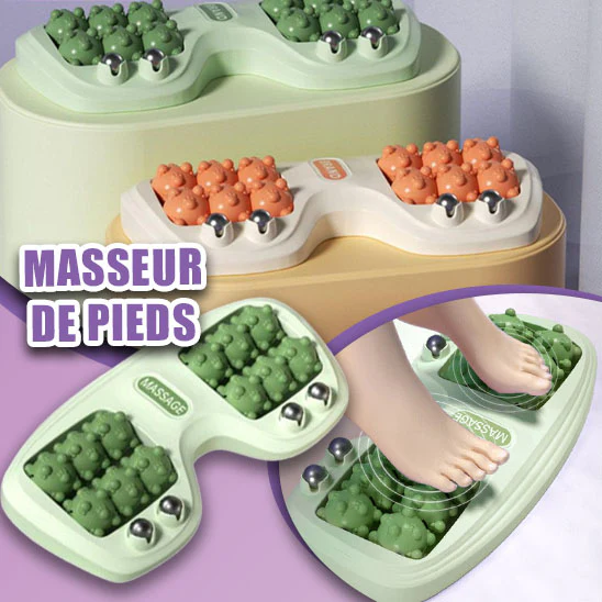Rouleau de Massage pour les pieds avec perles magnetiques